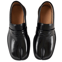 Chaussures élégantes pour homme à bout fendu avec semelle épaisse