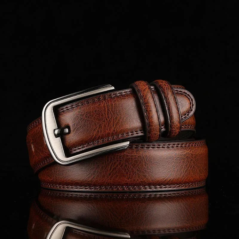 Ceinture pour homme en cuir pleine fleur