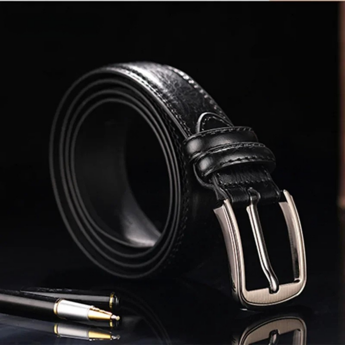 Ceinture pour homme en cuir pleine fleur