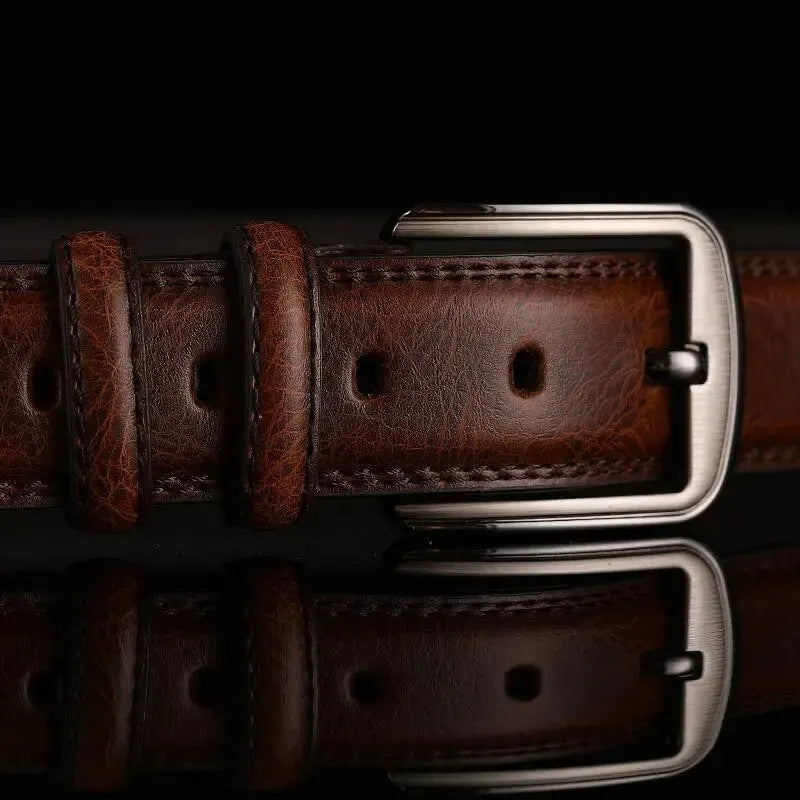 Ceinture pour homme en cuir pleine fleur