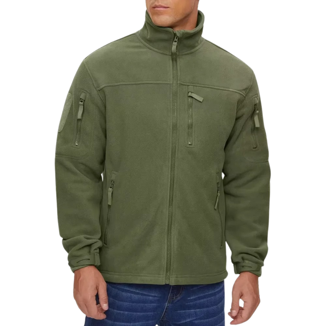 Veste polaire pour homme à fermeture intégrale - chaude et confortable