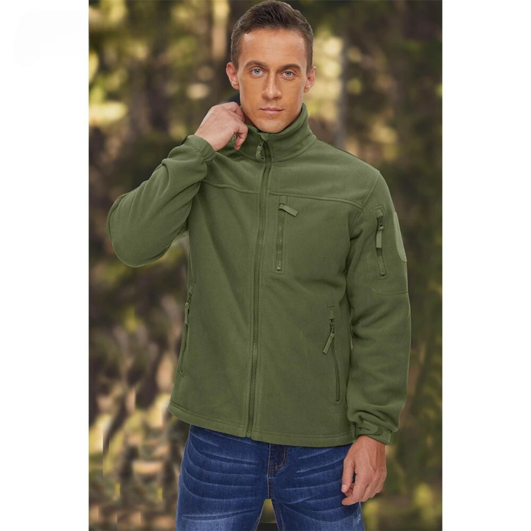Veste polaire pour homme à fermeture intégrale - chaude et confortable