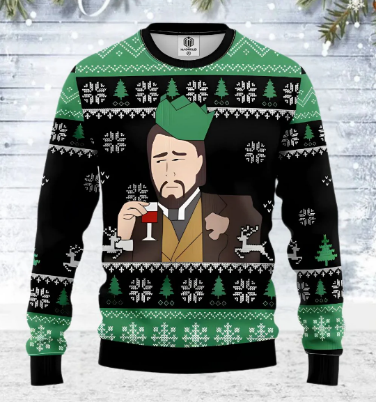 Men's Funny Meme Christmas Sweater – Festive Fun & Coziness
