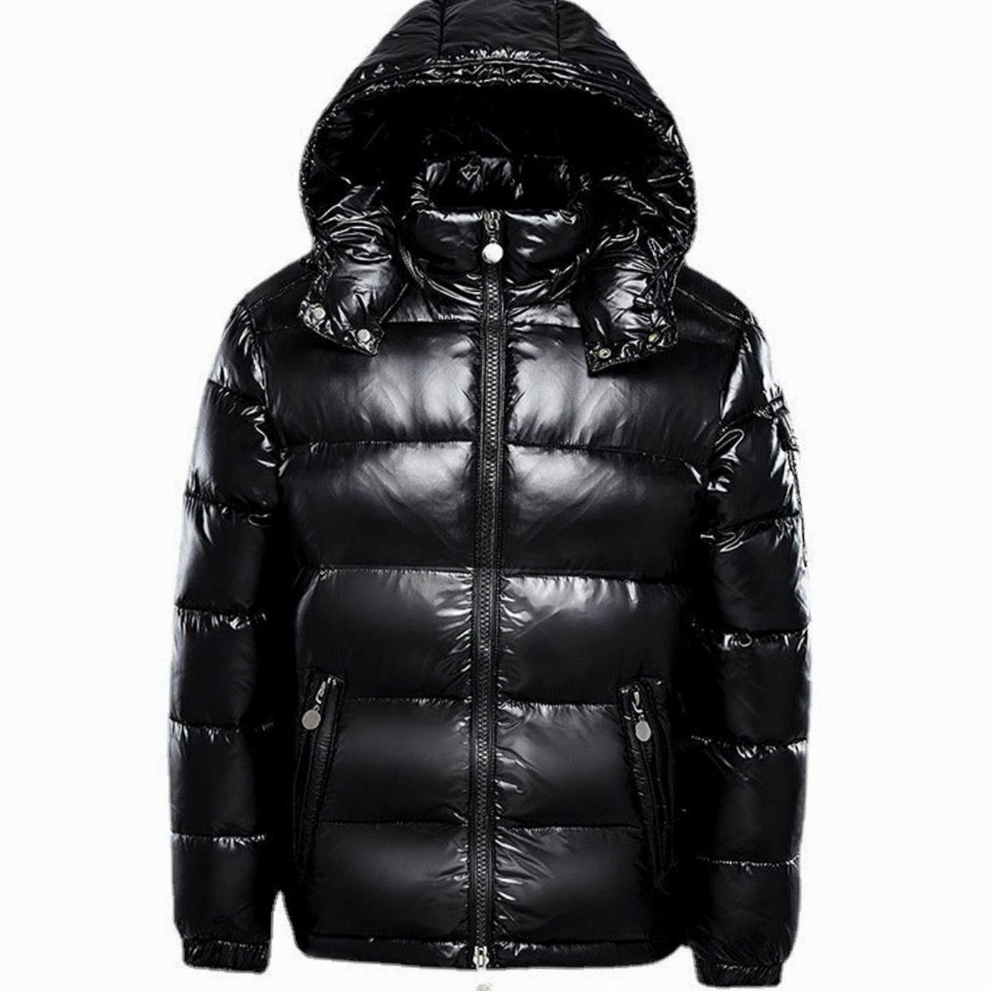 Doudoune matelassée à capuche pour homme, fermeture intégrale zippée, manteau d’hiver