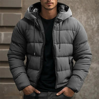 Men's Jacket | Men's Insulated Puffer Winter Jacket for Cold Days