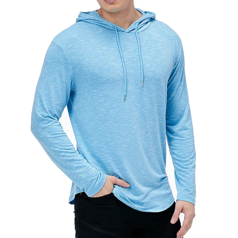 Sweat à capuche de sport léger pour homme