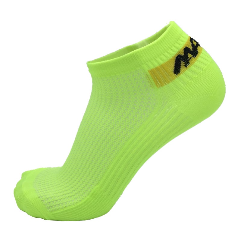 Men's Low-Cut Cycling Ankle Socks with Breathable Mesh and Arch Support