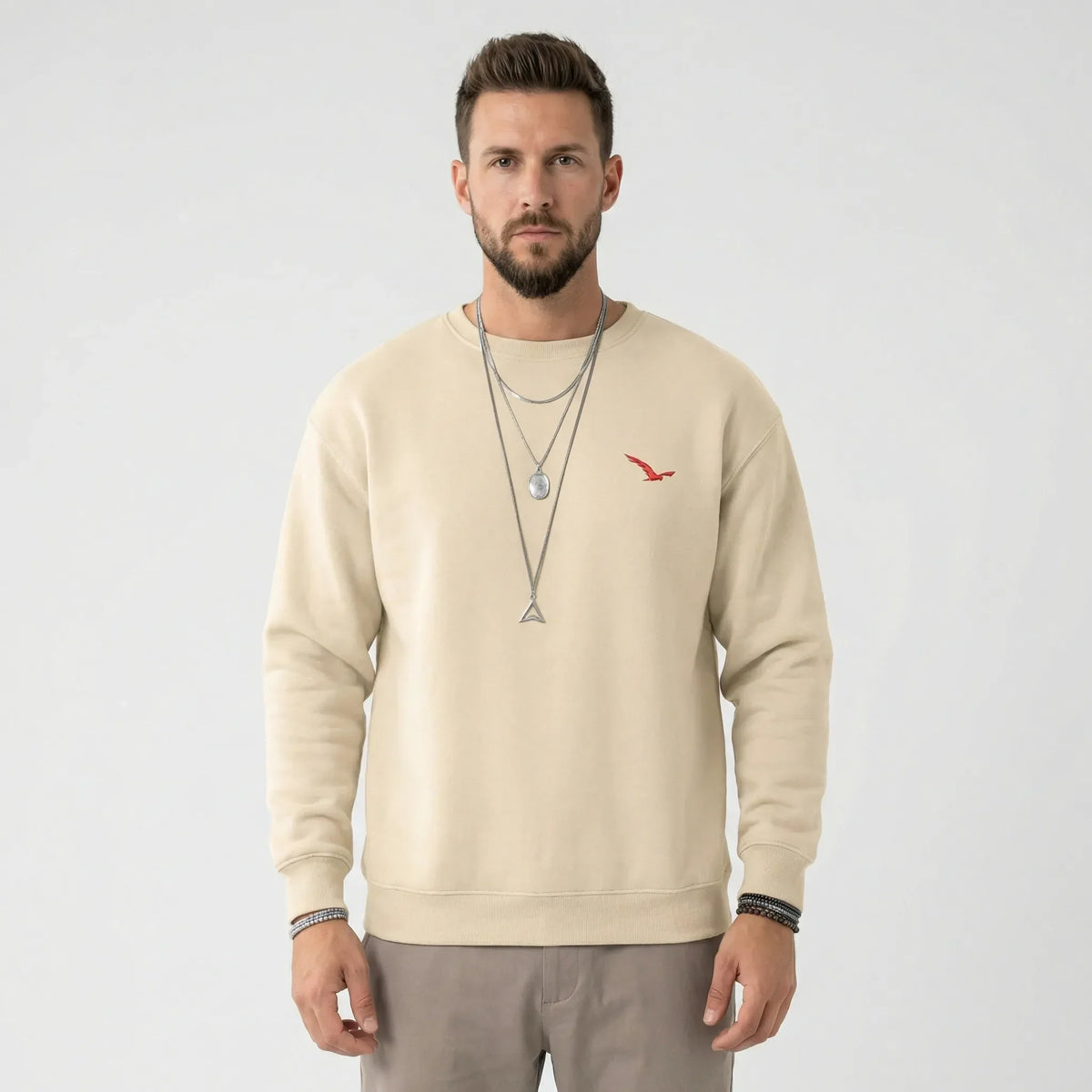 Men's Modern Crew Neck Sweatshirt
