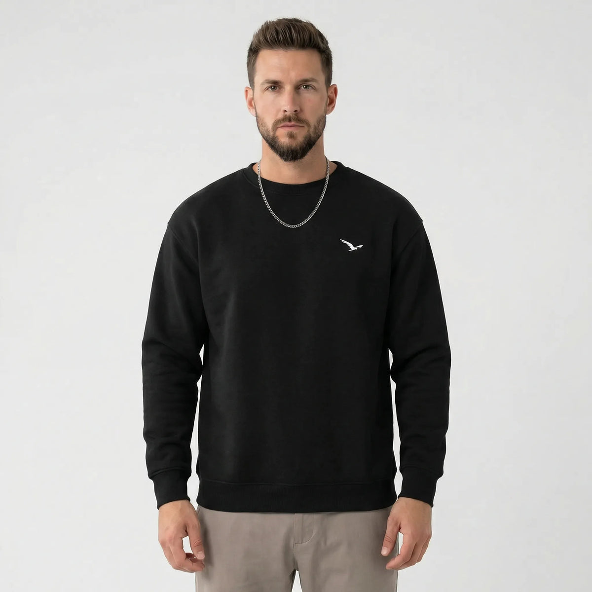 Men's Modern Crew Neck Sweatshirt