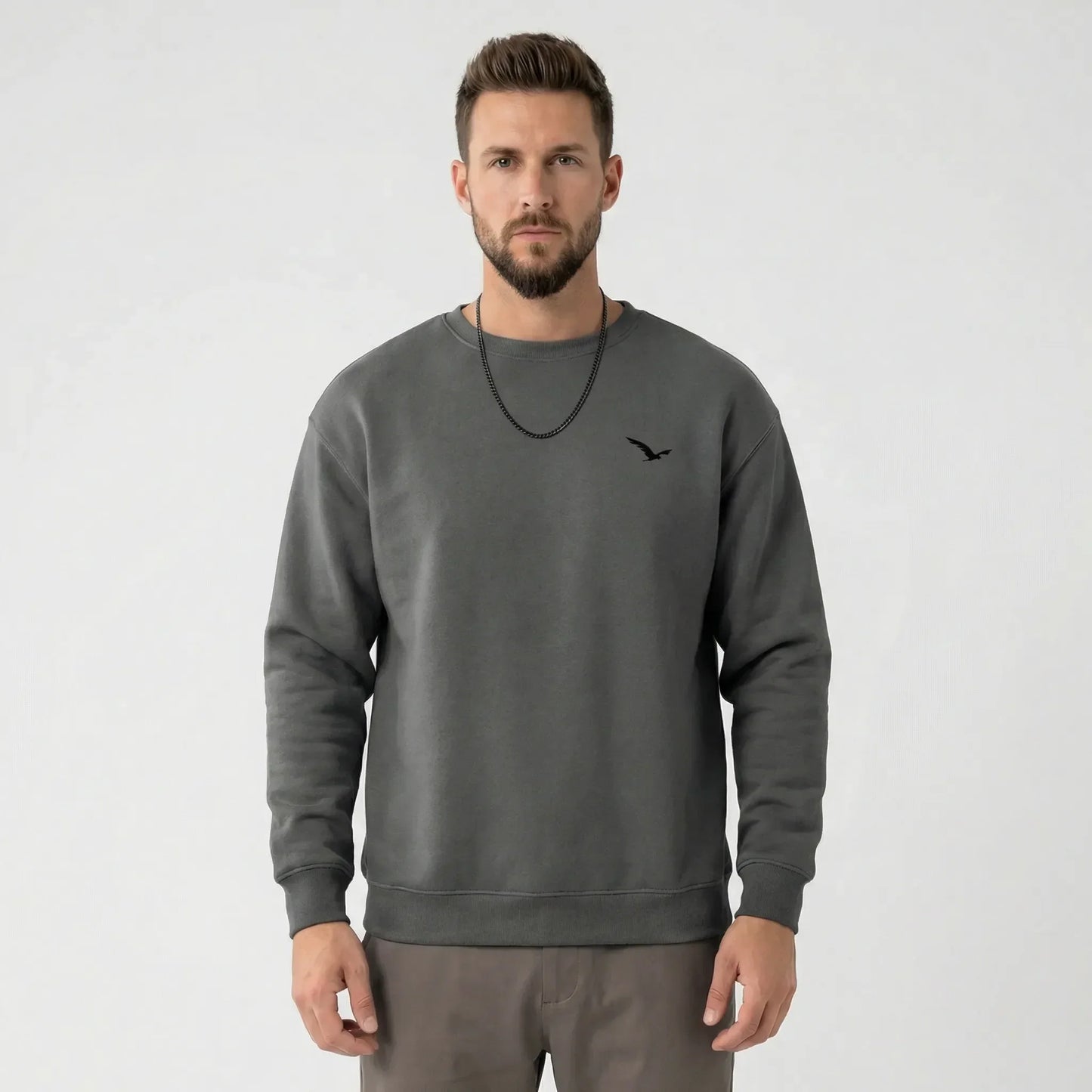 Men's Modern Crew Neck Sweatshirt