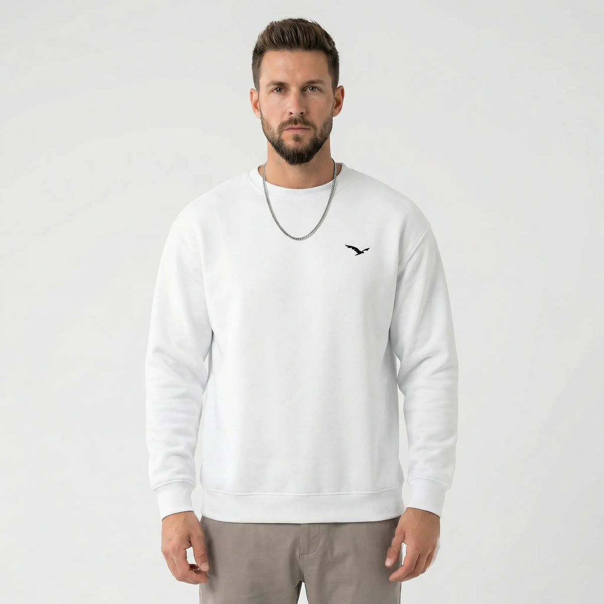 Men's Modern Crew Neck Sweatshirt