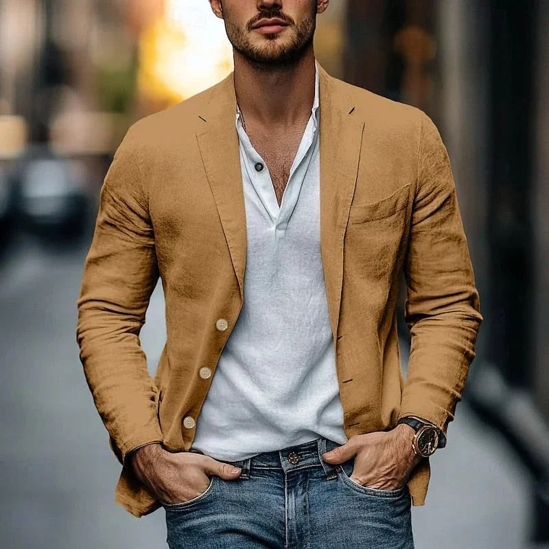 Men's Modern Fit Blazer Jacket for Formal Occasions