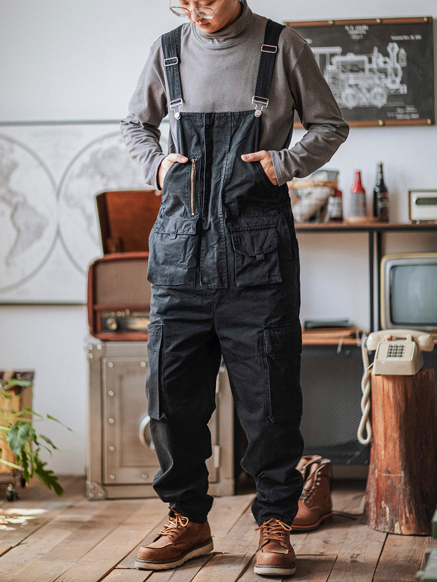 Salopette cargo utilitaire pour homme à coupe décontractée