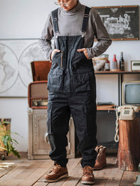 Salopette cargo utilitaire pour homme à coupe décontractée