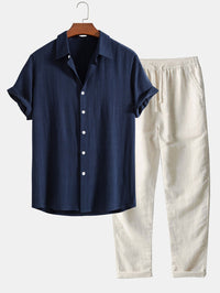Conjunto Masculino con Estilo de Verano