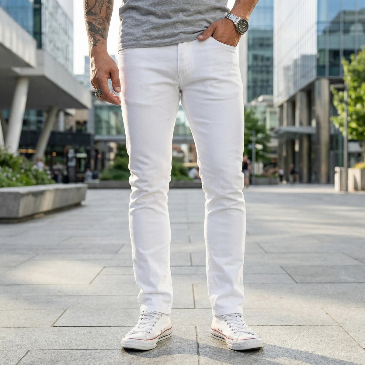 Jean coupe slim pour homme