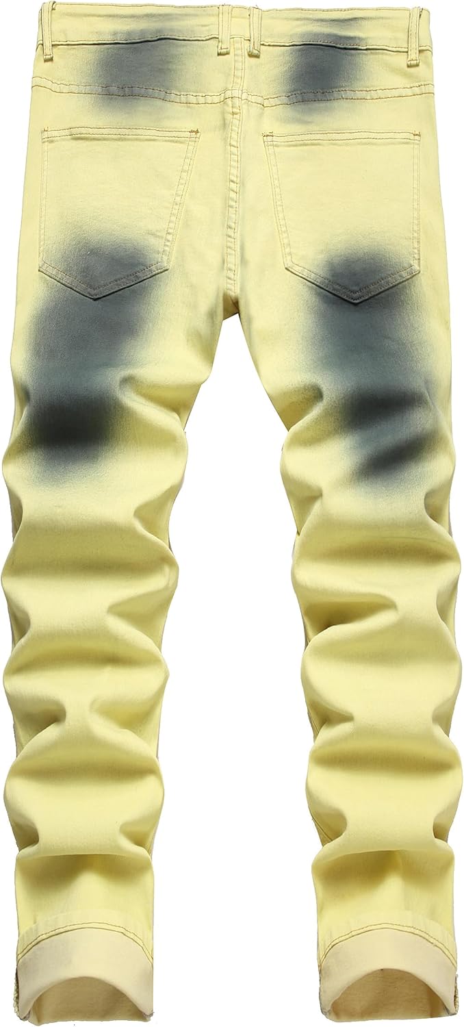 Men's Slim-Fit Ripped Jeans