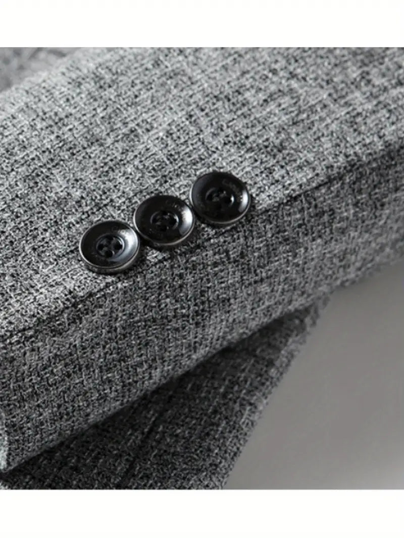 Blazer ajusté pour homme, idéal au printemps