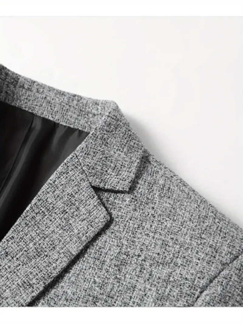 Blazer ajusté pour homme, idéal au printemps