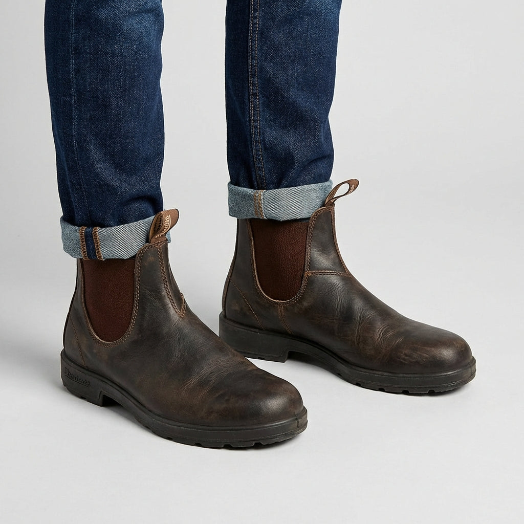Men's Slip-On Ankle Boots