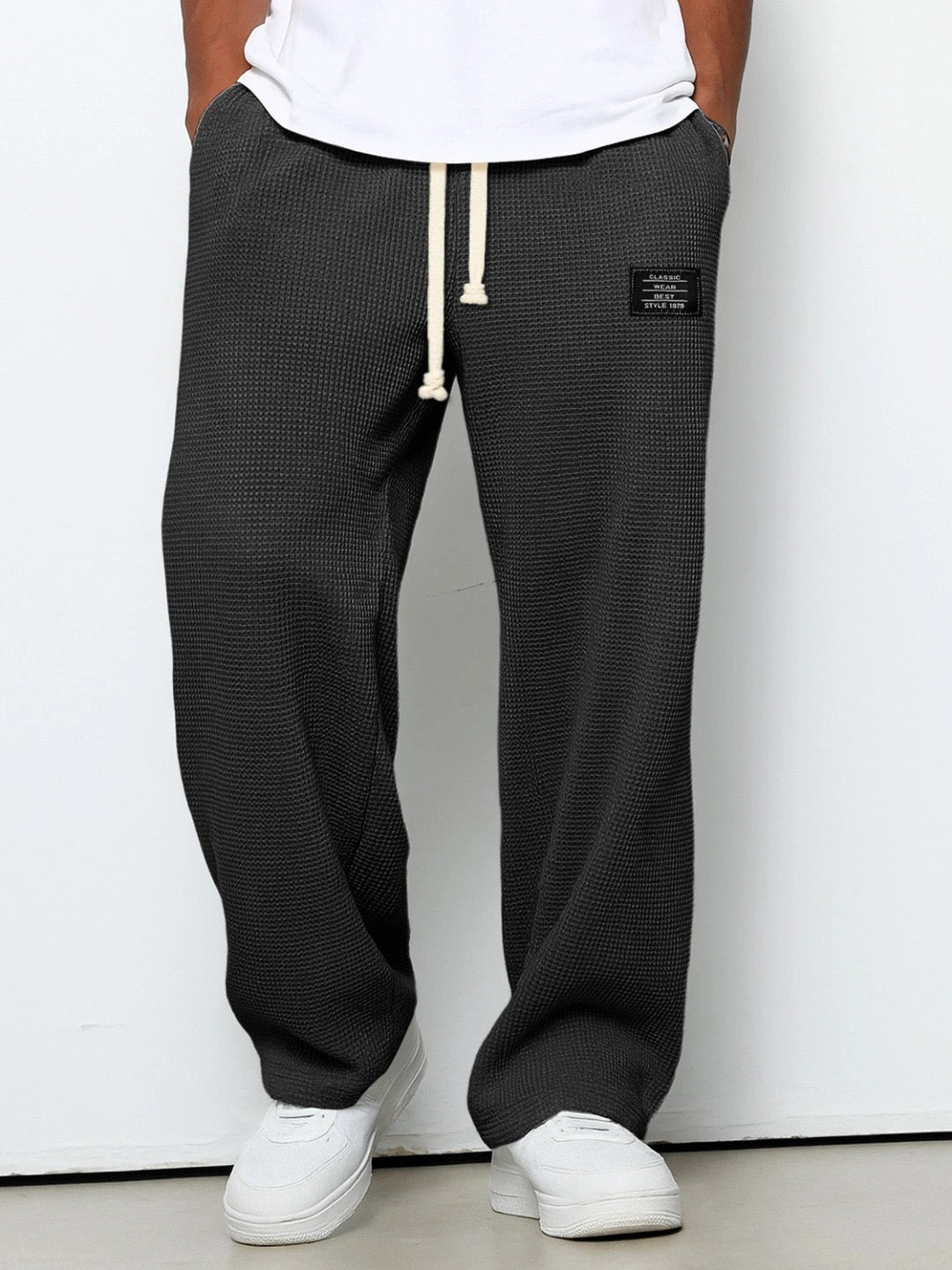 Pantalon de jogging doux pour homme – pantalon de survêtement à coupe décontractée pour un confort quotidien