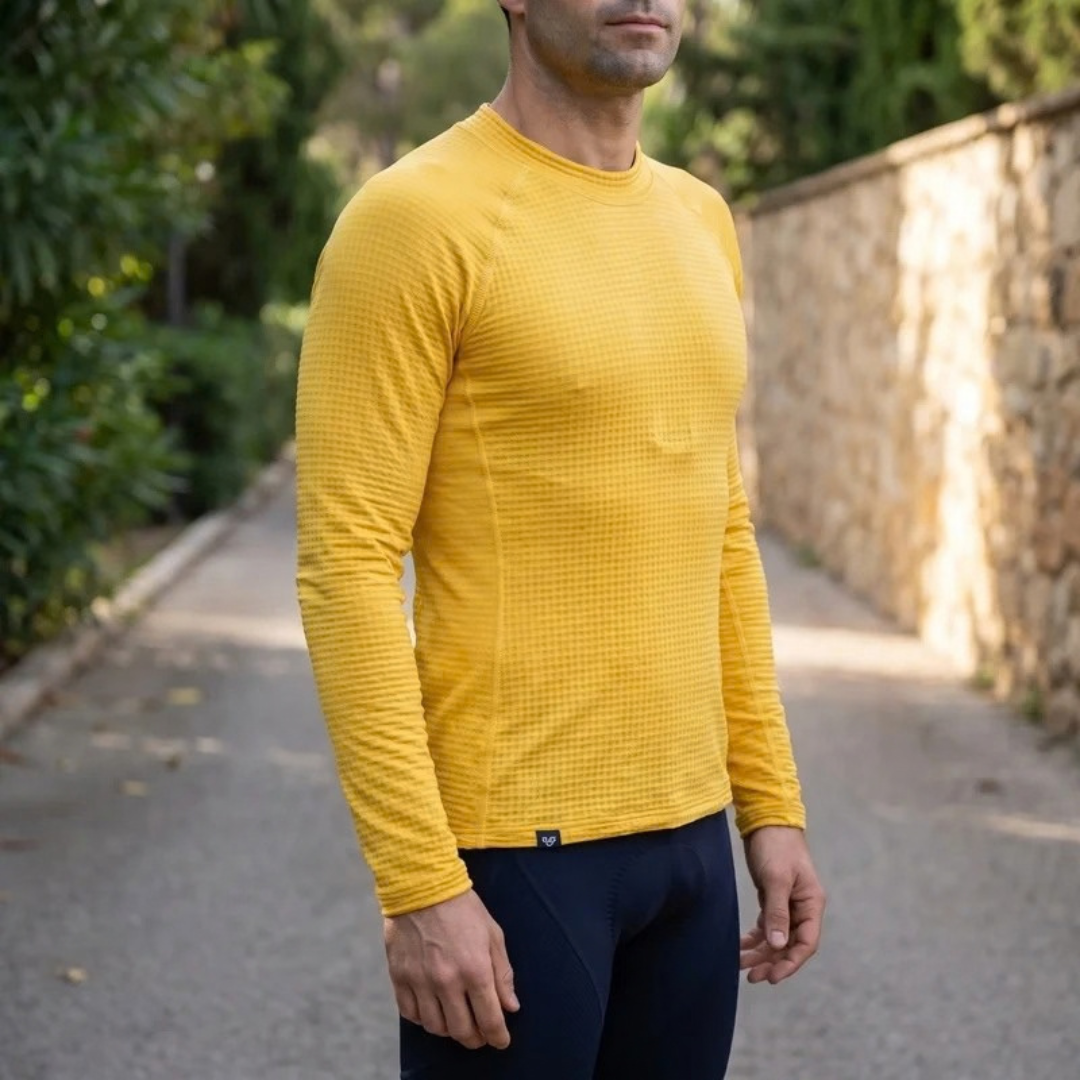 Sous-vêtement thermique de cyclisme pour homme