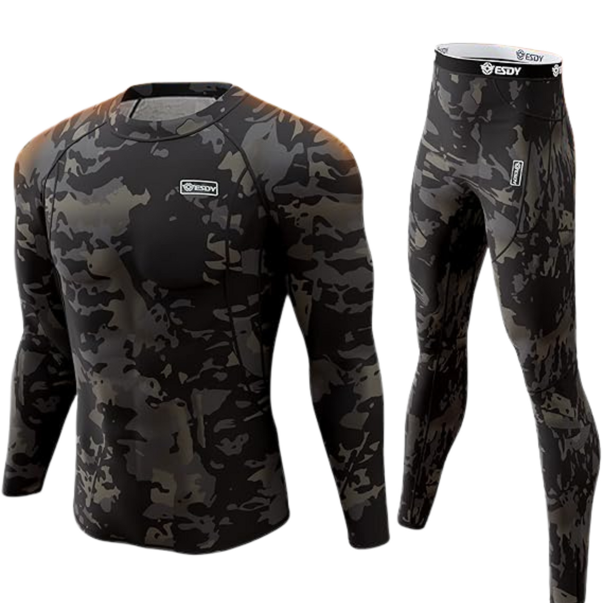 Ensemble de sous-vêtements thermiques pour homme