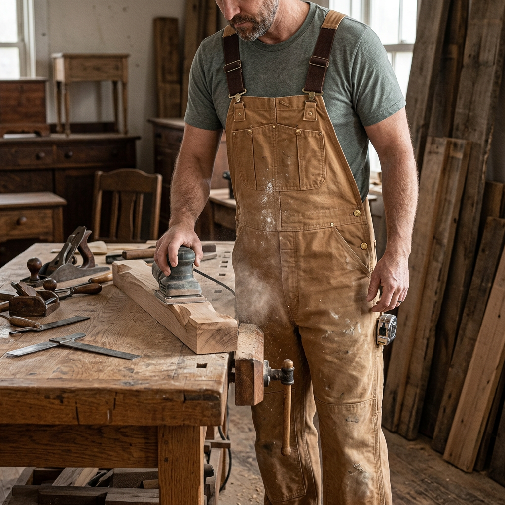Men's Vintage Canvas Overalls – Durable, Comfortable and Versatile