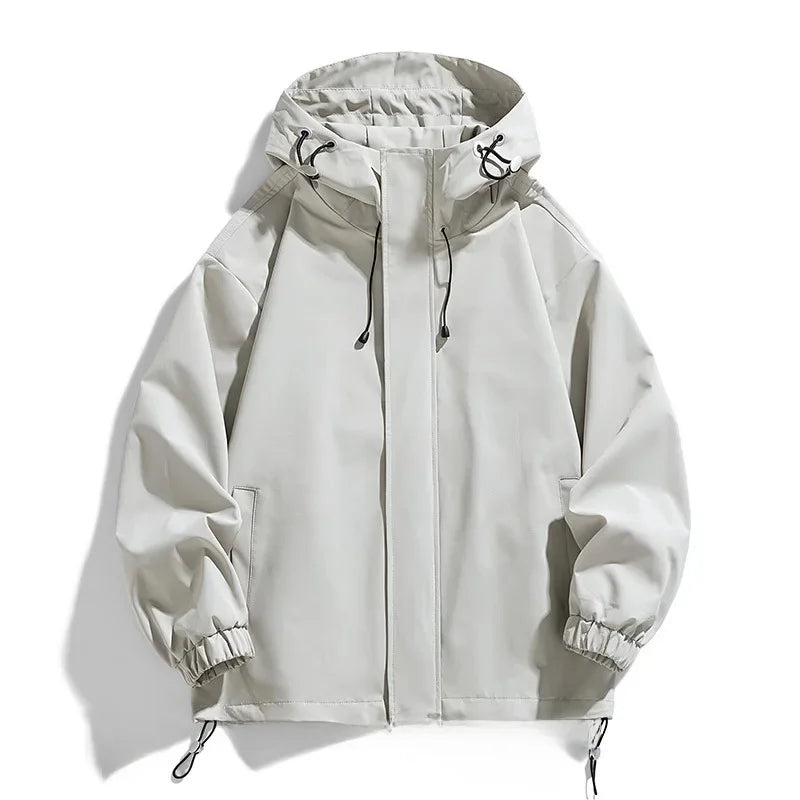 Veste de ski d'hiver pour homme, chaude et coupe-vent, à capuche