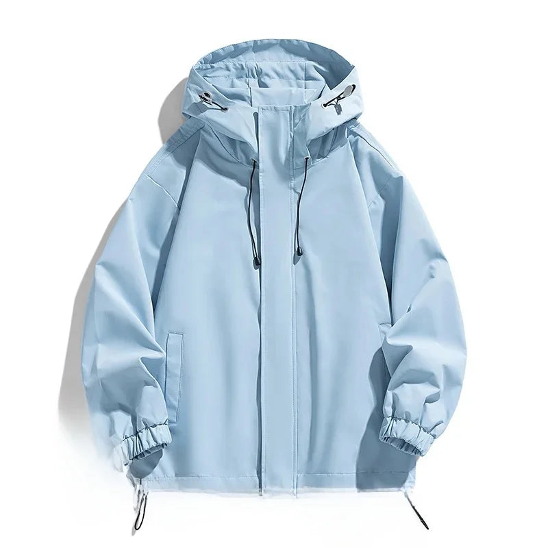 Veste de ski d'hiver pour homme, chaude et coupe-vent, à capuche