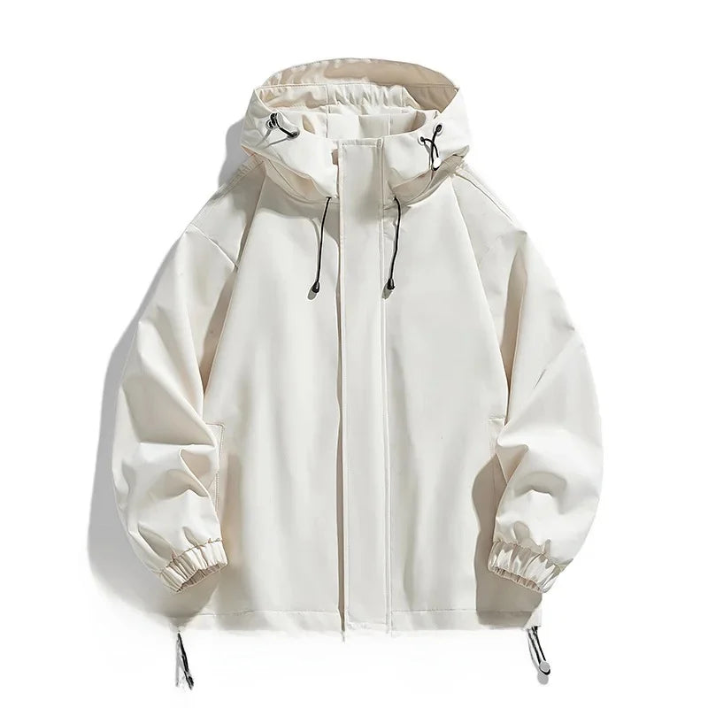 Veste de ski d'hiver pour homme, chaude et coupe-vent, à capuche