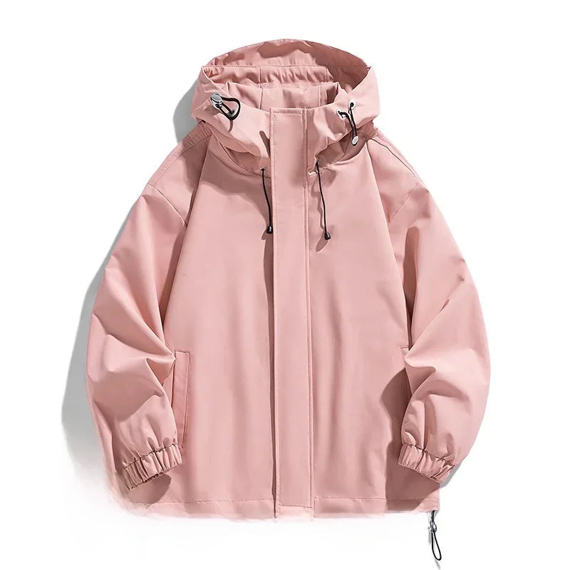 Veste de ski d'hiver pour homme, chaude et coupe-vent, à capuche