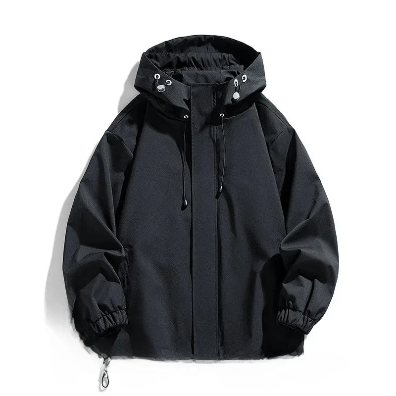Veste de ski d'hiver pour homme, chaude et coupe-vent, à capuche
