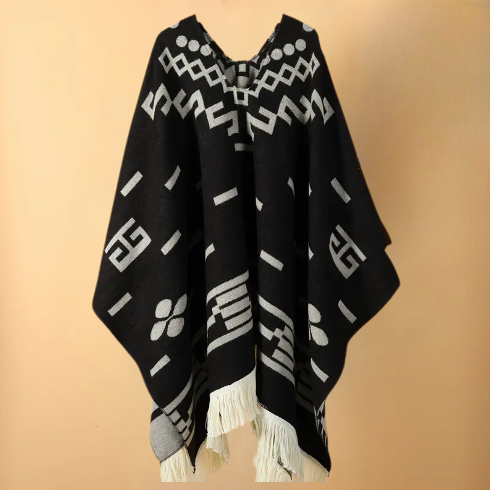 Poncho chaud d’automne pour homme