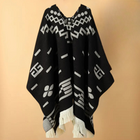Poncho chaud d’automne pour homme