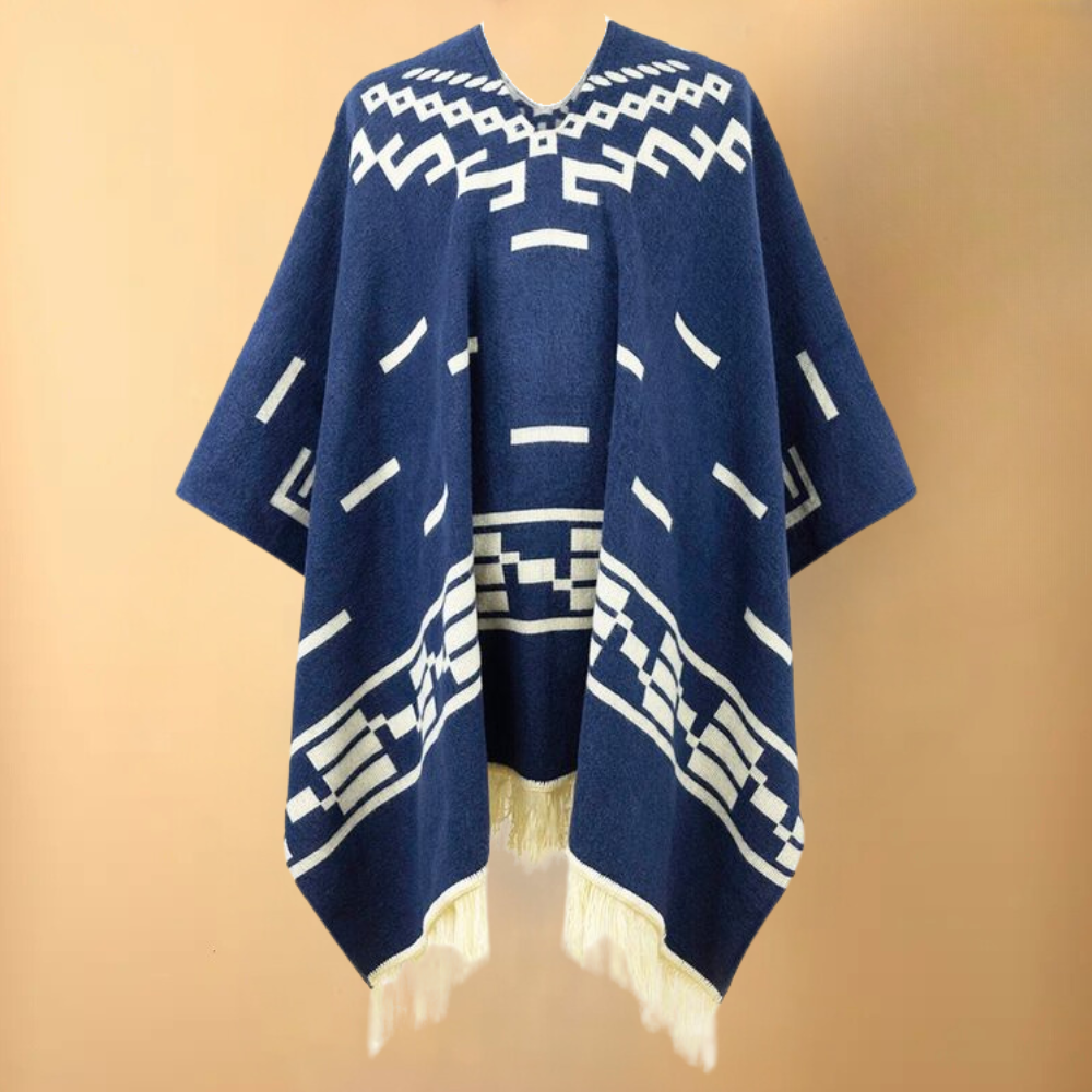 Poncho chaud d’automne pour homme
