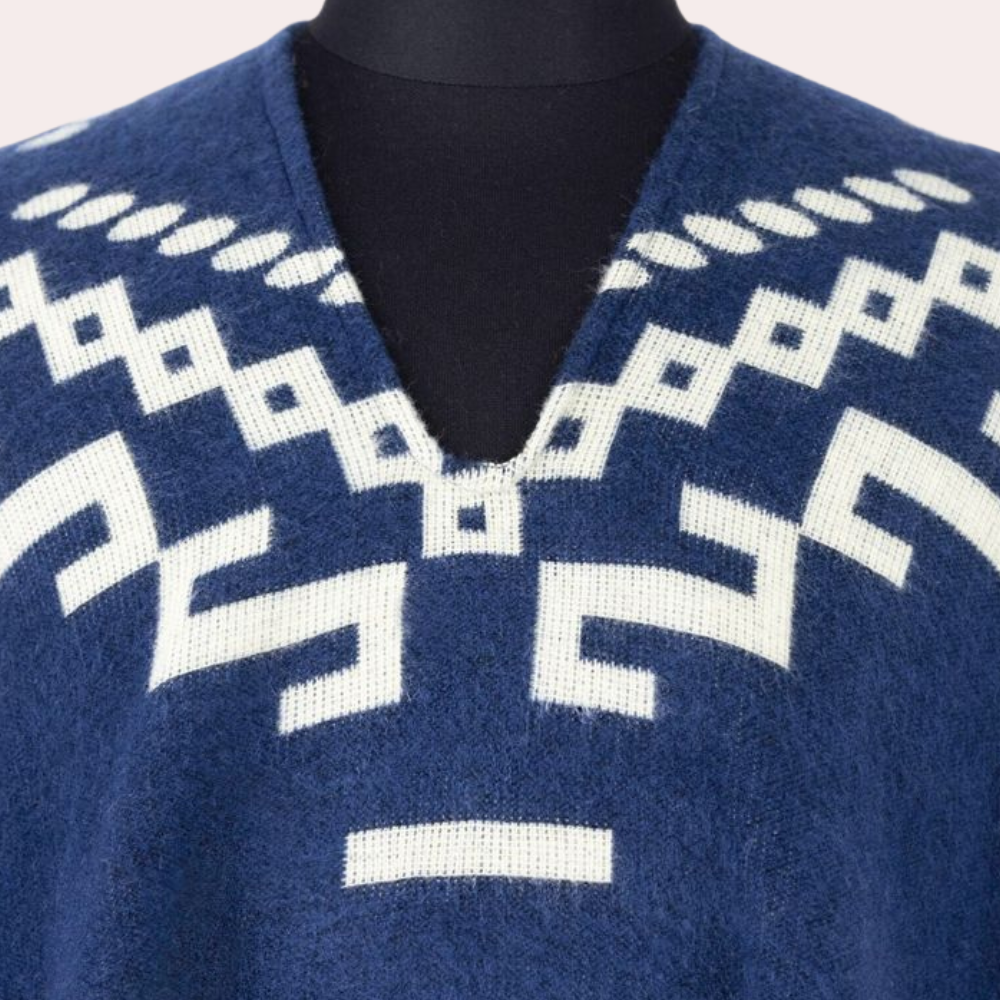 Poncho chaud d’automne pour homme