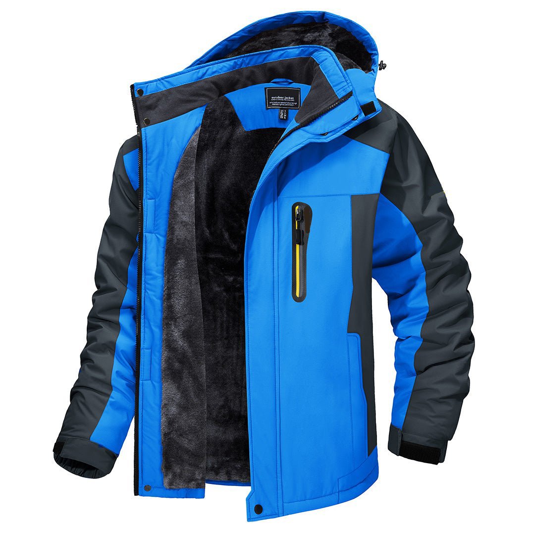Veste d’hiver imperméable pour homme, idéale pour les activités de plein air