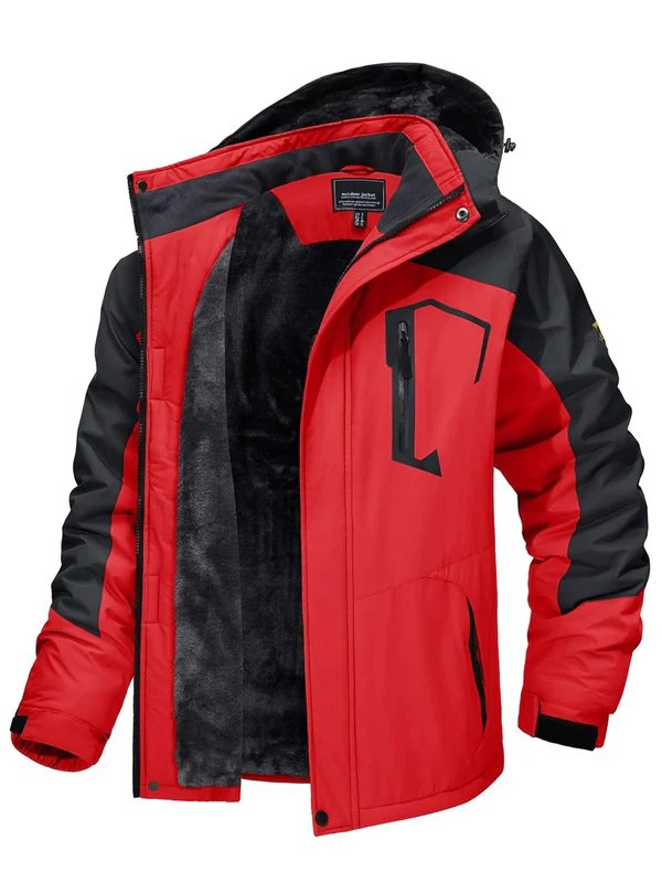 Veste d’hiver imperméable pour homme, idéale pour les activités de plein air
