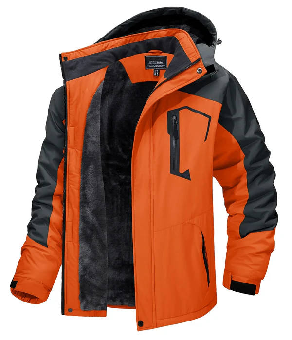 Veste d’hiver imperméable pour homme, idéale pour les activités de plein air