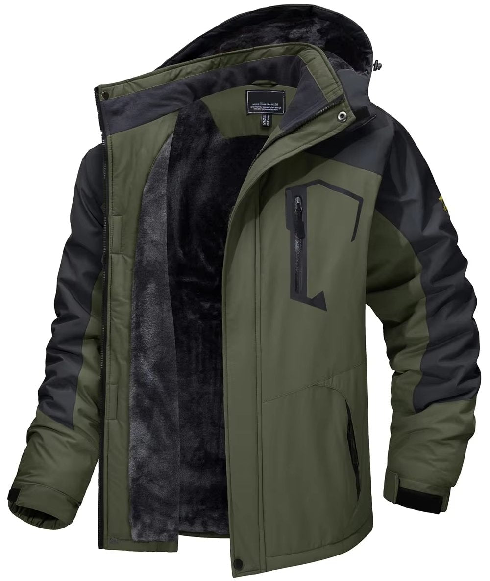 Veste d’hiver imperméable pour homme, idéale pour les activités de plein air