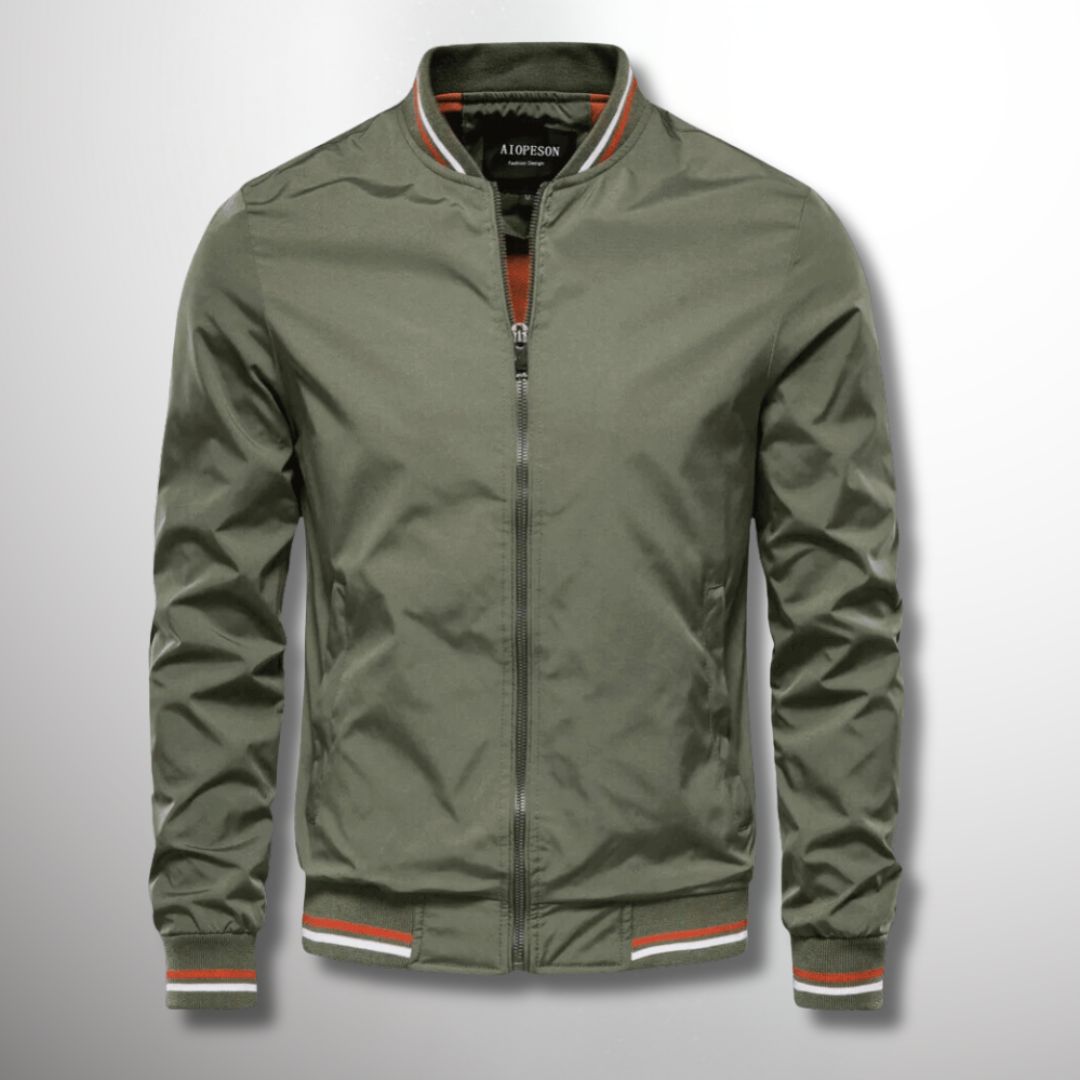 Men's Waterproof Zip-Up Jacket | Ideal for Autumn
