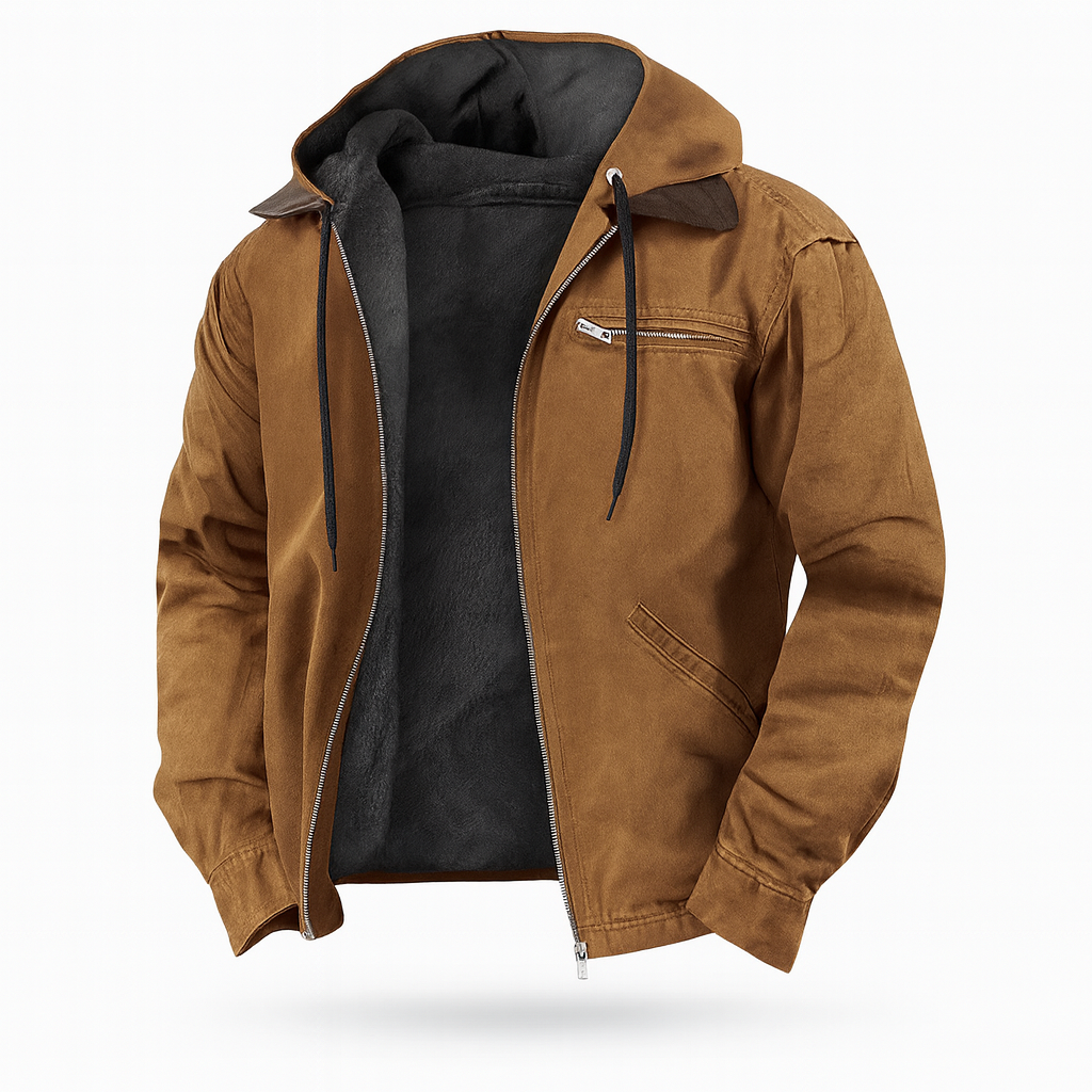 Men's Winter-Style Bomber Jacket - Insulated and Modern