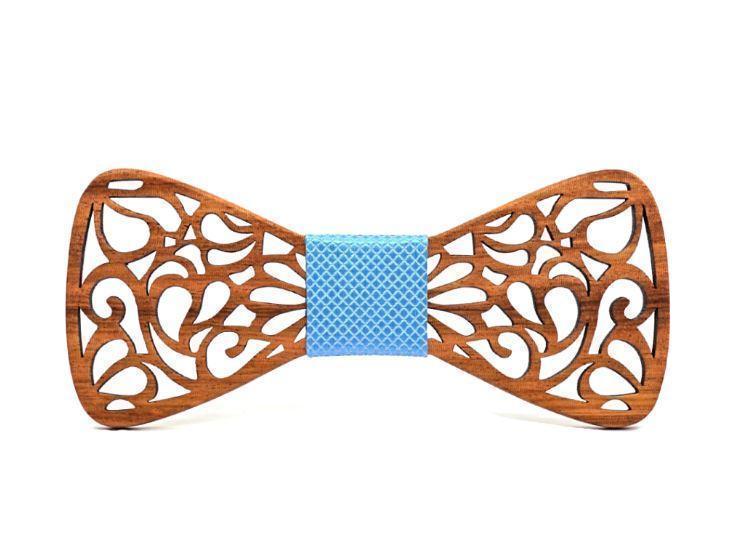 Men's Wooden Bow Tie - Koi