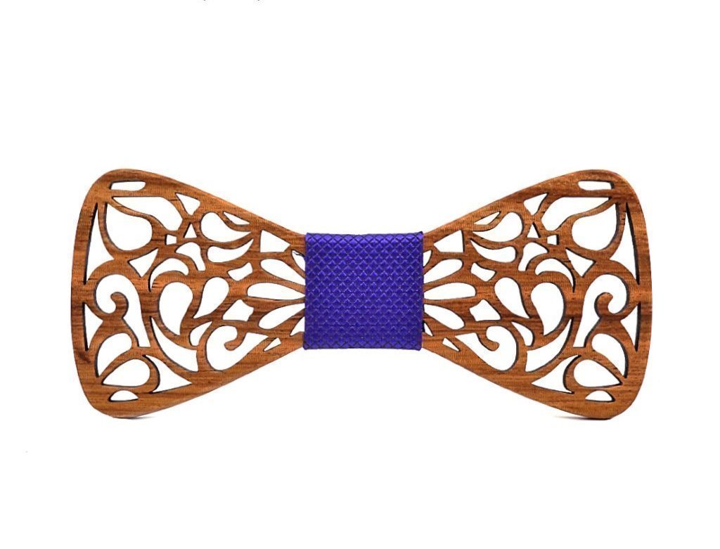 Men's Wooden Bow Tie - Koi