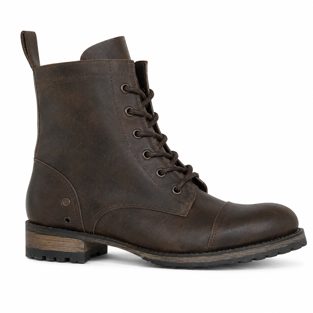 Men's Vintage Style Lace-Up Boots - Image 1