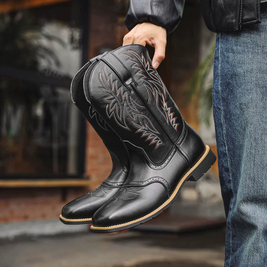 Mid-Calf Cowboy Boots