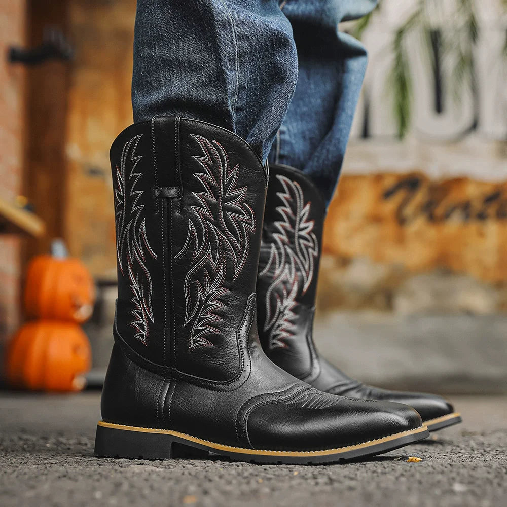 Mid-Calf Cowboy Boots