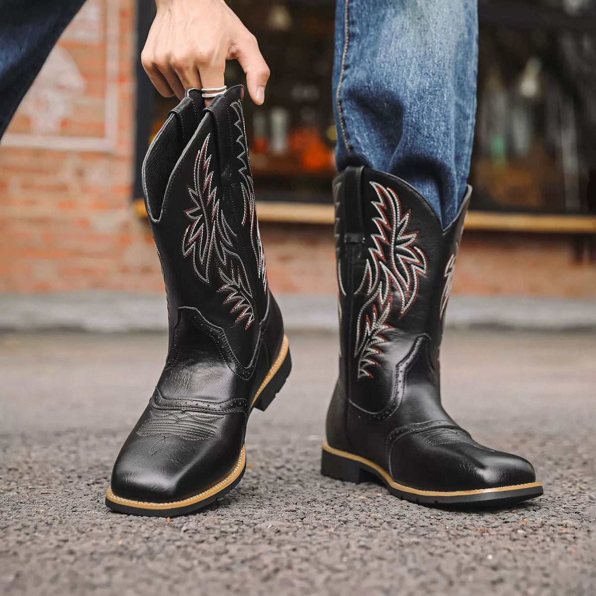 Mid-Calf Cowboy Boots