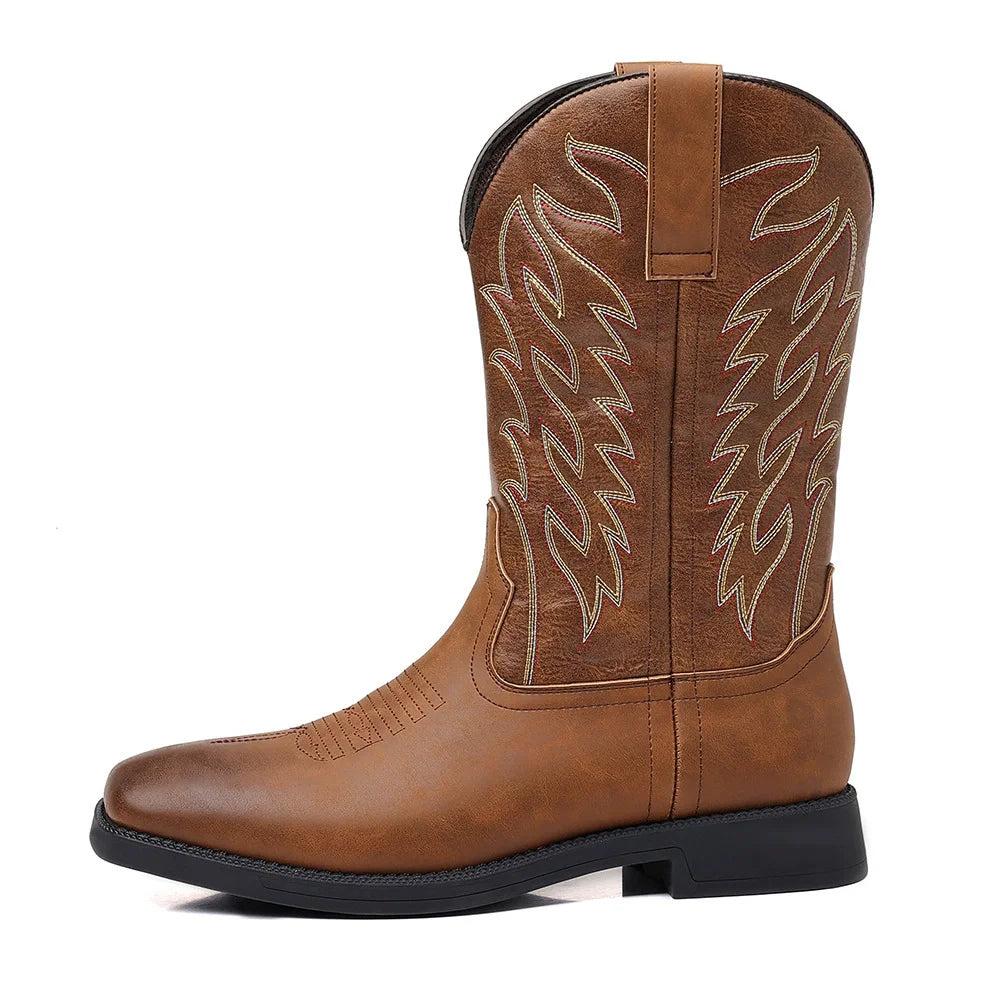 Mid-Calf Cowboy Boots